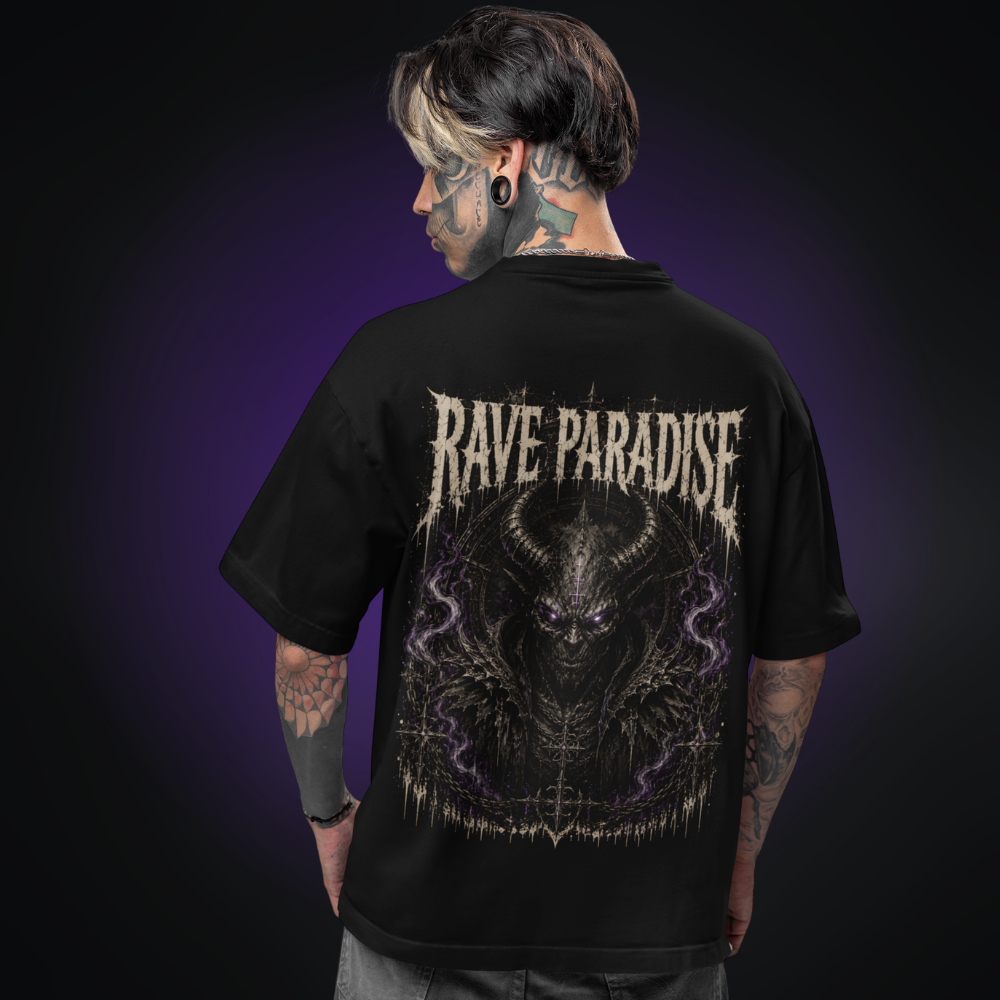 RAVE PARADISE Oversized Shirt