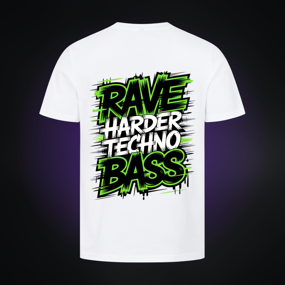 RAVE HARDER TECHNO BASS Premium T-Shirt