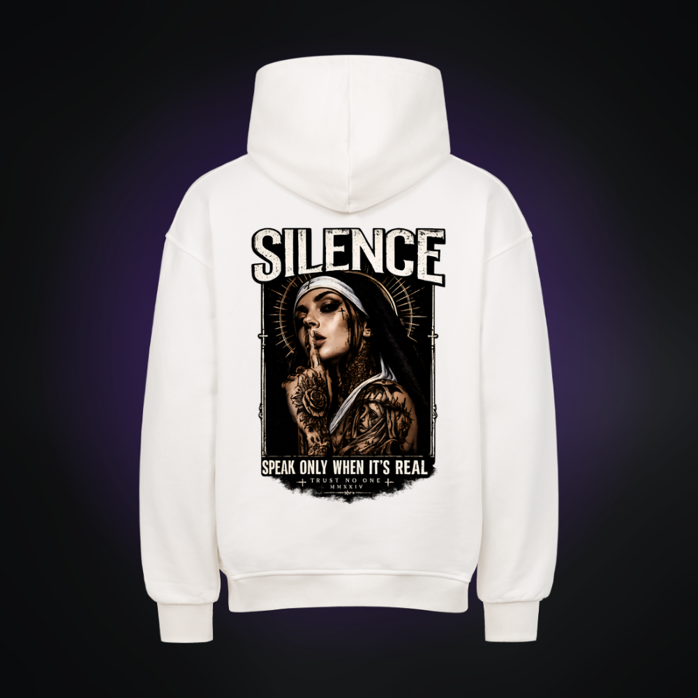 SILENCE Oversized Hoodie