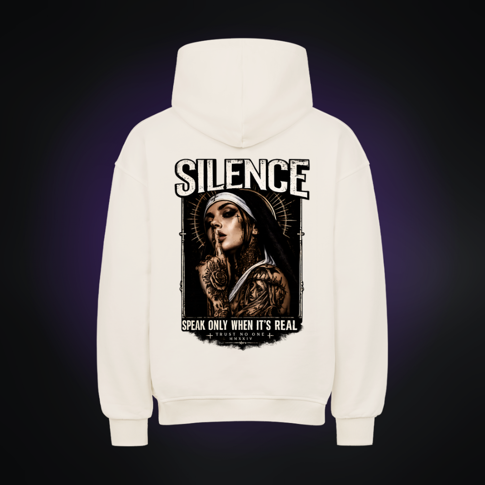 SILENCE Oversized Hoodie