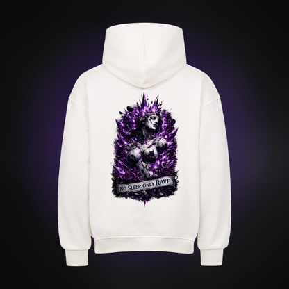 NO SLEEP ONLY RAVE Oversized Hoodie