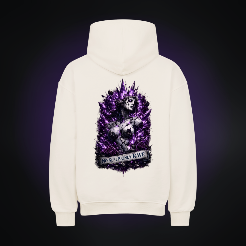 NO SLEEP ONLY RAVE Oversized Hoodie