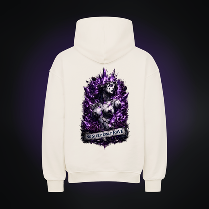NO SLEEP ONLY RAVE Oversized Hoodie
