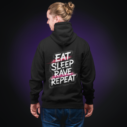 EAT SLEEP RAVE REPEAT Oversized Hoodie