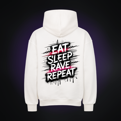 EAT SLEEP RAVE REPEAT Oversized Hoodie