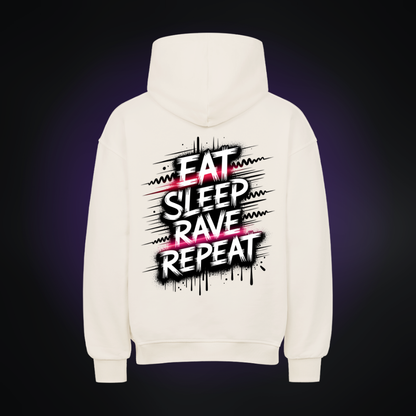 EAT SLEEP RAVE REPEAT Oversized Hoodie