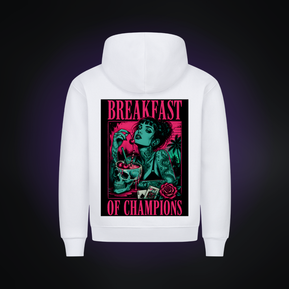 BREAKFAST OF CHAMPIONS Premium Hoodie