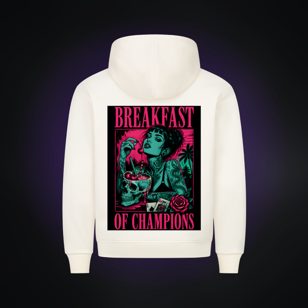BREAKFAST OF CHAMPIONS Premium Hoodie