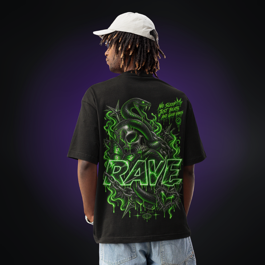 RAVE GREEN Oversized Shirt