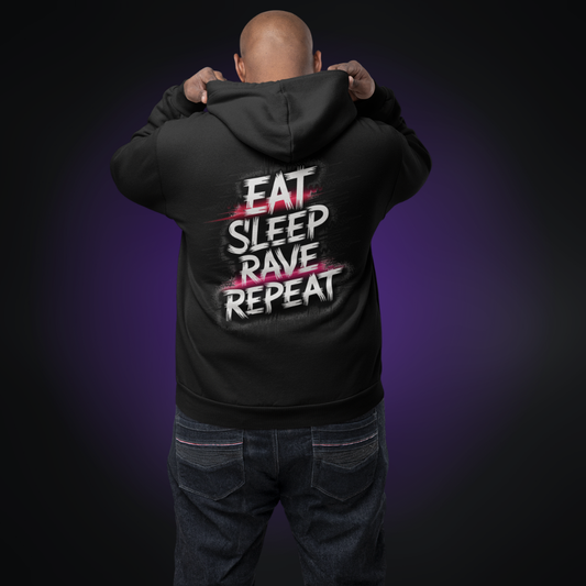 EAT SLEEP RAVE REPEAT Premium Hoodie