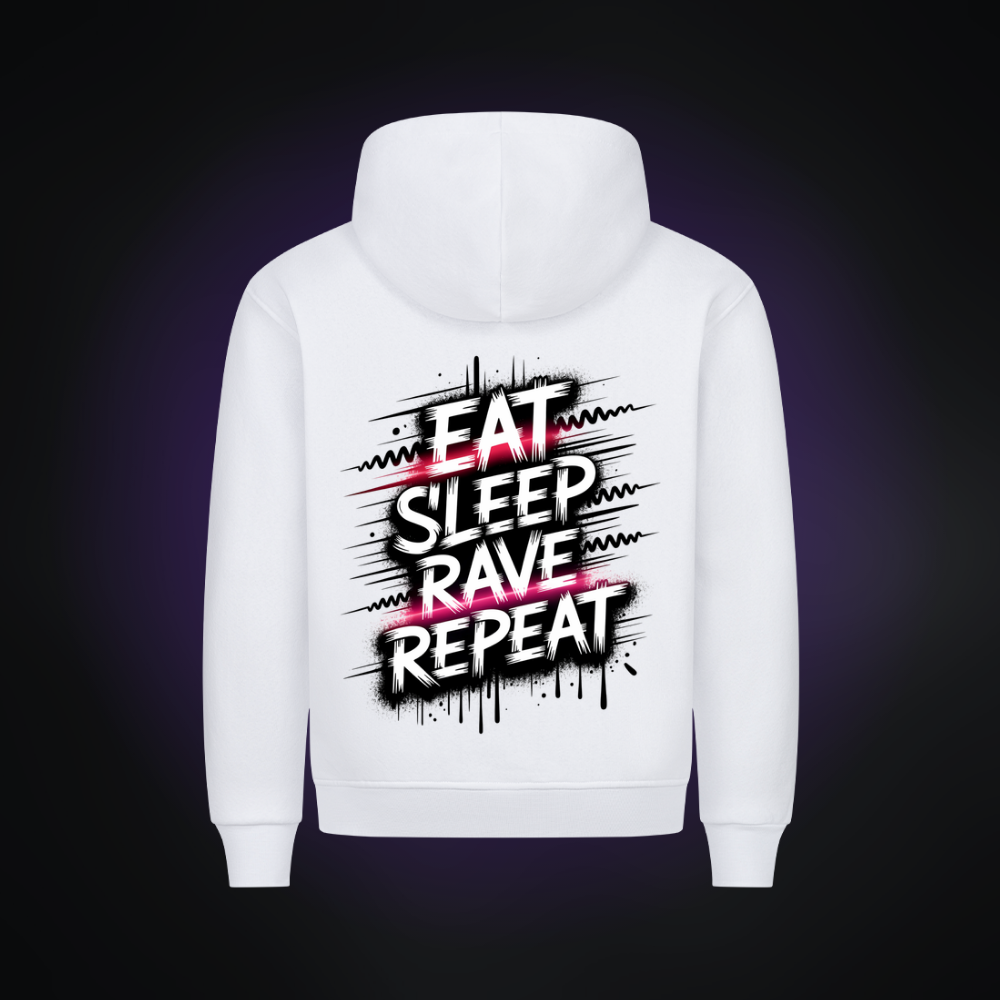 EAT SLEEP RAVE REPEAT Premium Hoodie
