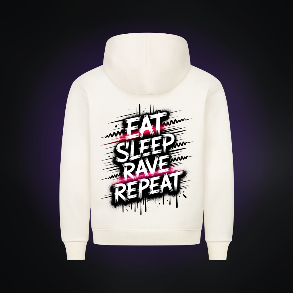 EAT SLEEP RAVE REPEAT Premium Hoodie