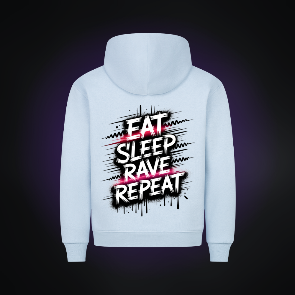EAT SLEEP RAVE REPEAT Premium Hoodie