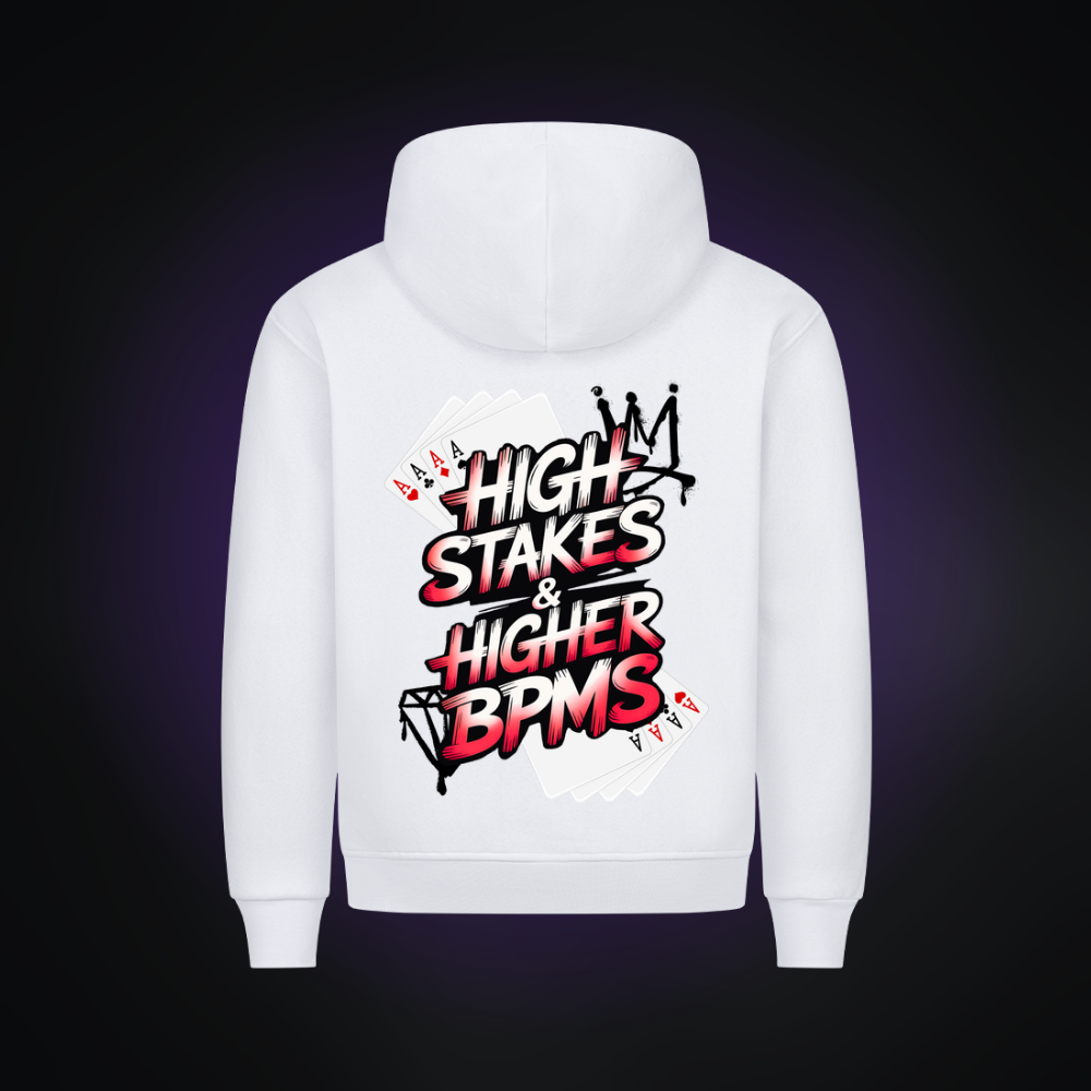 HIGH STAKES & HIGHER BPMS Premium Hoodie