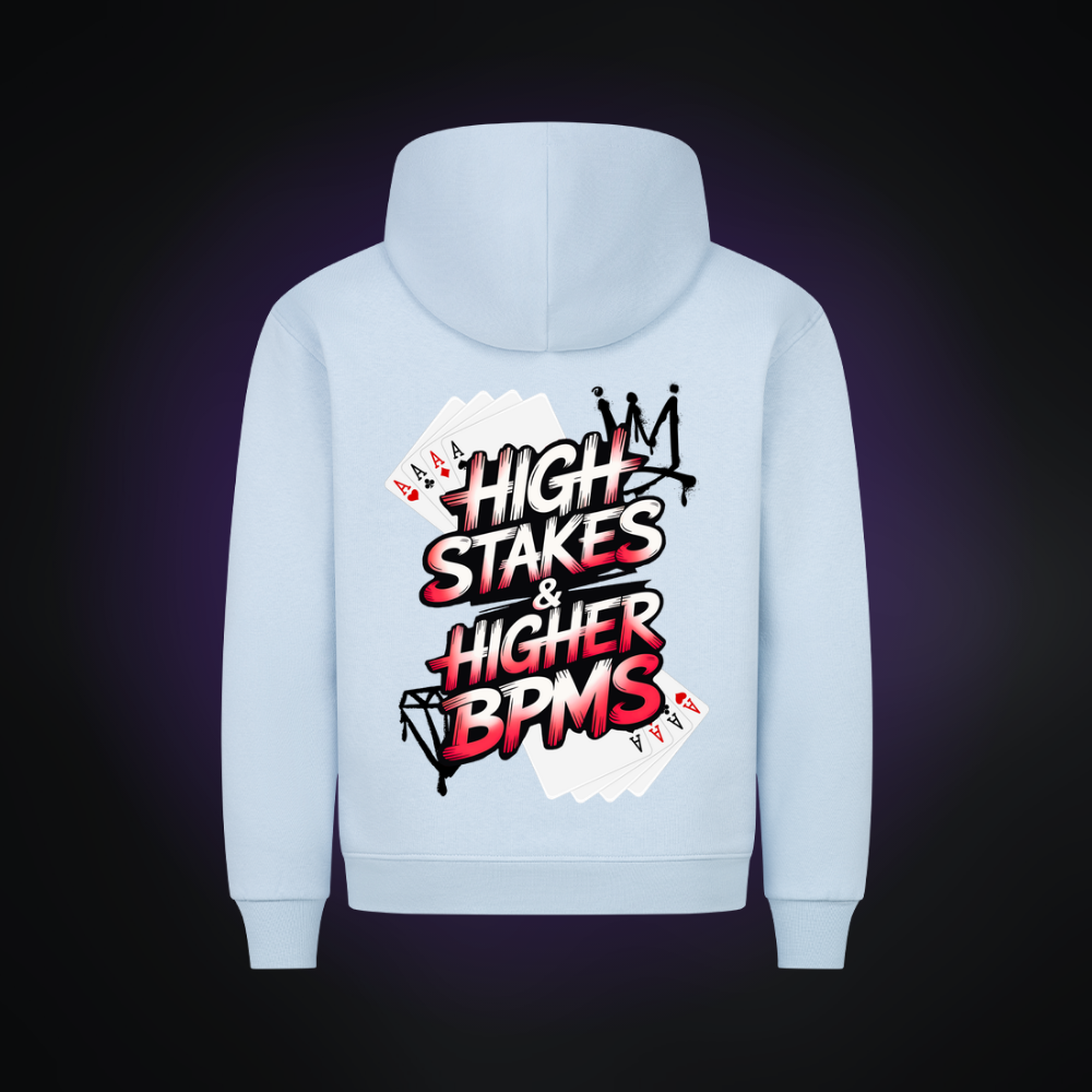 HIGH STAKES & HIGHER BPMS Premium Hoodie