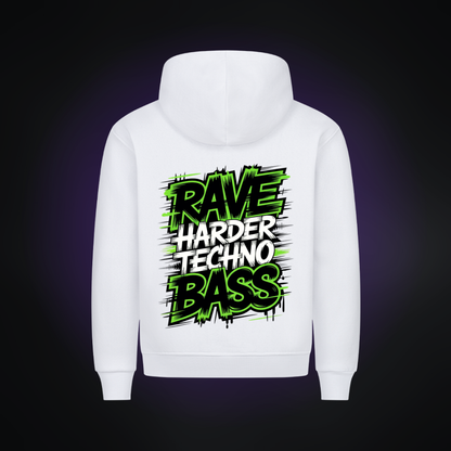 RAVE HARDER TECHNO BASS Premium Hoodie