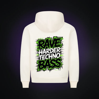 RAVE HARDER TECHNO BASS Premium Hoodie