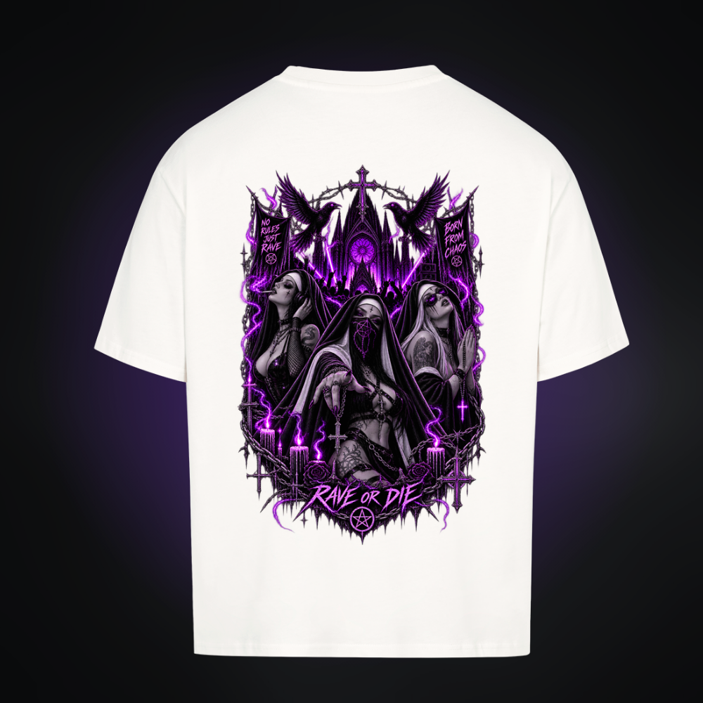 RAVE OR DIE Oversized Shirt