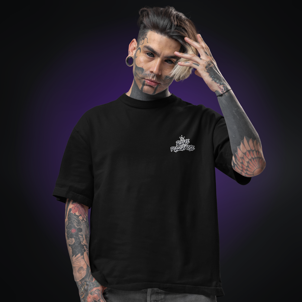 NO SLEEP ONLY RAVE Oversized Shirt