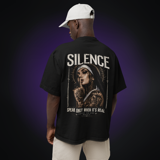 SILENCE Oversized Shirt