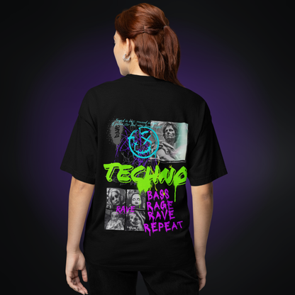 TECHNO Oversized Shirt