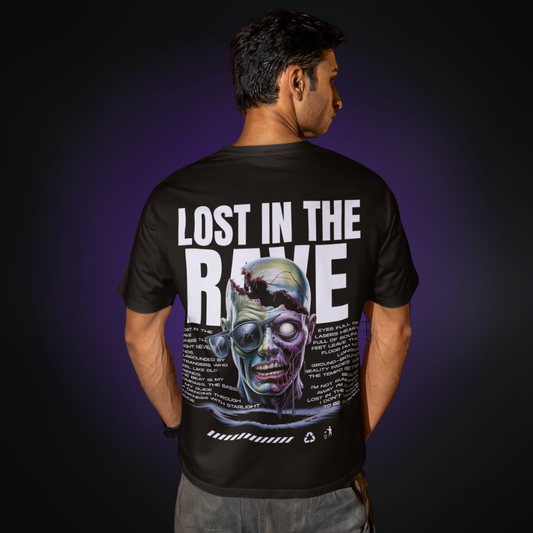 LOST IN THE RAVE Oversized Shirt