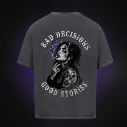 BAD DECISIONS Oversized Shirt