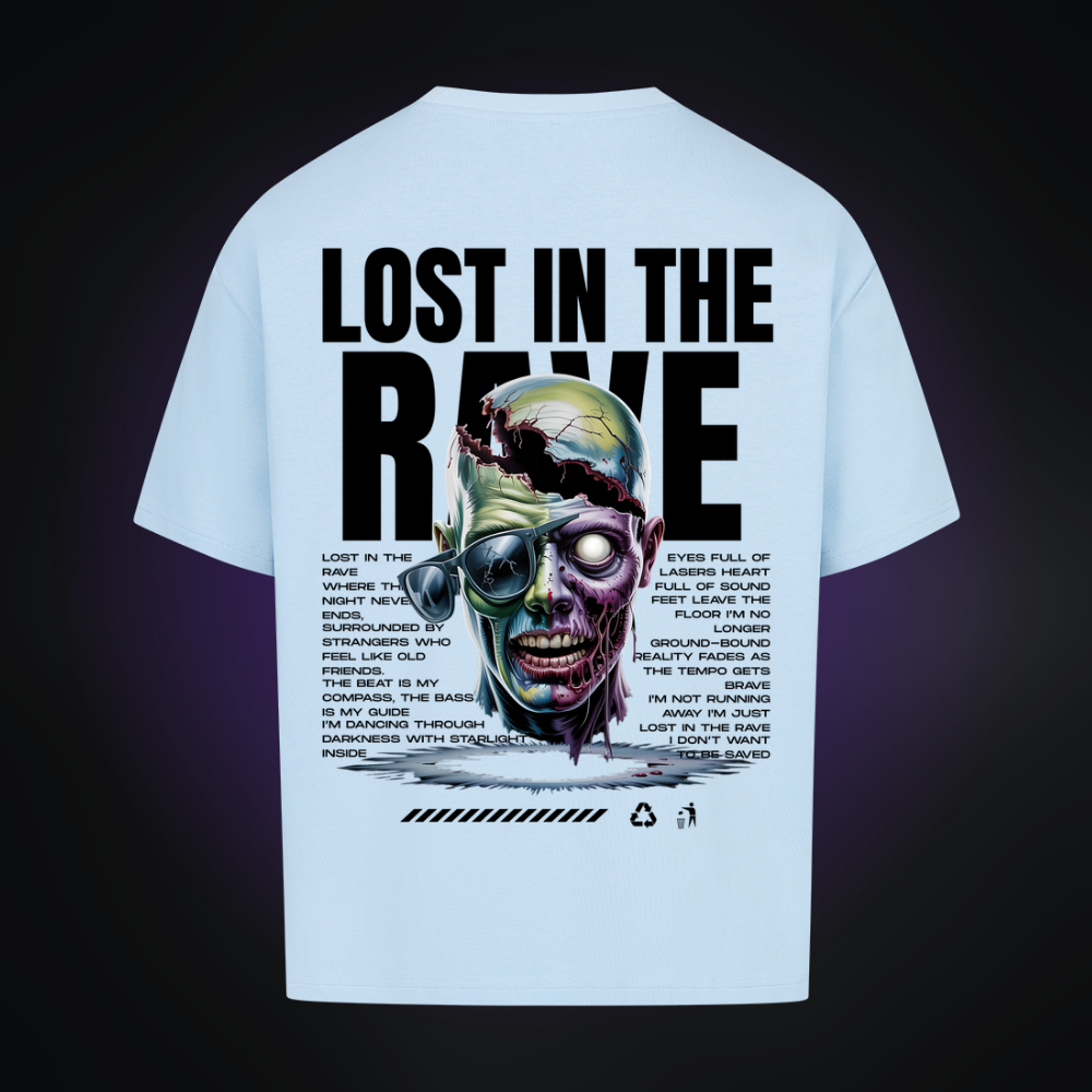 LOST IN THE RAVE Oversized Shirt